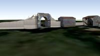SAEPINUM - Tratto mura nord-ovest e porta BOIANUM