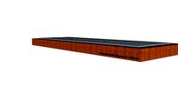 Glass & Wood Cribbage Board