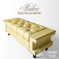 Poof-bench bedside Cleo bench N6389