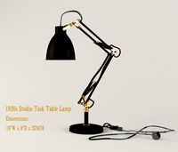 1930s Studio Task Table Lamp
