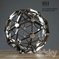 Polyhedron from Restoration Hardware, model polished nickel