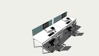 Office Workstation (Bench) - 2 Pack