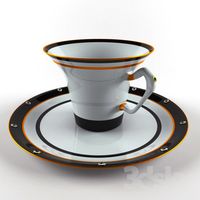 Teacup and saucer