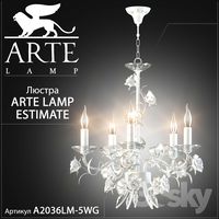 Chandelier Arte lamp Estimate A2036LM-5WG