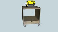 Flip Top Mobile Tool Base - Version 1 - Woodworking