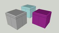 footstool cubes