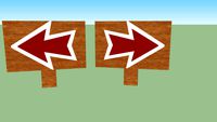 Left & Right MKWII Signs (By SuperMario64DS)