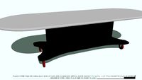 TABLE ROLLING FITS 8 CHAIRS YOU CHOOSE TOP COLOR BY JOHN A WEICK RA
