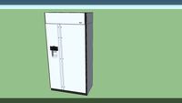 Refrigerador empotrable 3D
