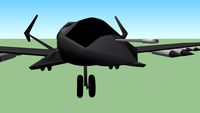 Concept jet fighter