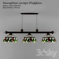 A billiard Tiffany chandelier