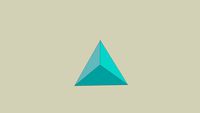 Illusion Shape #1, tetra (triangular pyramid)