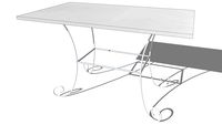 Table ST GERMAIN ivoire, Maisons du monde, réf 129.980, prix :129