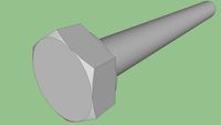 11581181 Hexagon head bolts DIN 933 M10x100