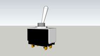 Realistic DPDT toggle switch