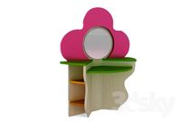 table with mirror