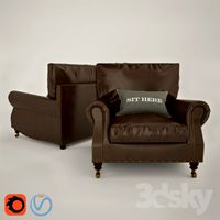 Vintage Leather Armchair