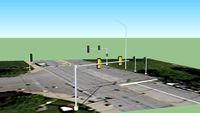 Des Plaines River Road and 6250 Higgins Road Mast Arm Signals