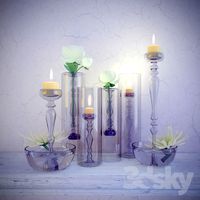 Serax vases, candlesticks