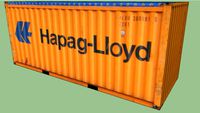 Hapag-Lloyd Open Top Container 20'