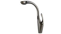 Vuelo Stainless Single Handle Hi-Arch Pull Out Kitchen Faucet by Brizo 63255LF-SS
