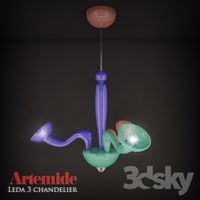 Artemide Leda 3 chandelier