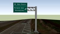 Placa Km 285 PMN-SP