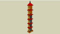 Estanteria Templo Japones