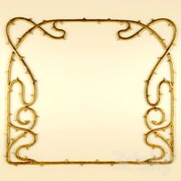 Stucco, Art Nouveau pattern
