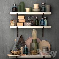 Decorative set for the kitchen / Kitchen decorative set