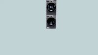LG 3550 Series Laundry Pair Stacked