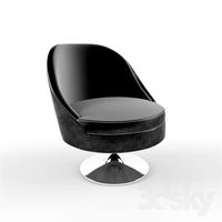 on a metal chair leg