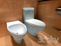 Toilet + tub