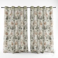 Curtain eyelets on