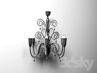 Chandelier glass