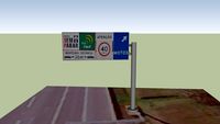 Placa Pedagio 2 PMN Km 279