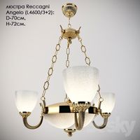 Chandelier Reccagni Angelo (L4600 / 3 + 2)