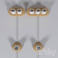 Outlets and switches with open wiring