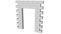CMU door 4'-0