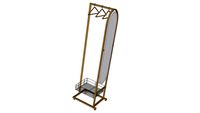 Clothes Rack with Mirror