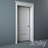 Classical entrance door