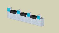 Reception unit 6300 mm