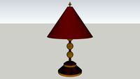 Lamp with shade