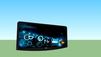 tv de parede filme tron
