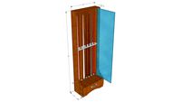 Display snooker cue case