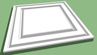 coffered ceiling panel