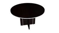 Mesa de reuniones circular 120 cm wengué