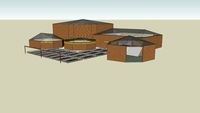 Multisport Complex with roofs.