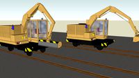 SPV 60 rail mower and brushcutter