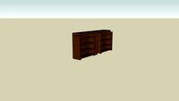IKEA MALM headboard shelf unit (medium brown)